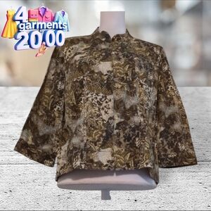 Christopher & banks jacket/shirt size PXL